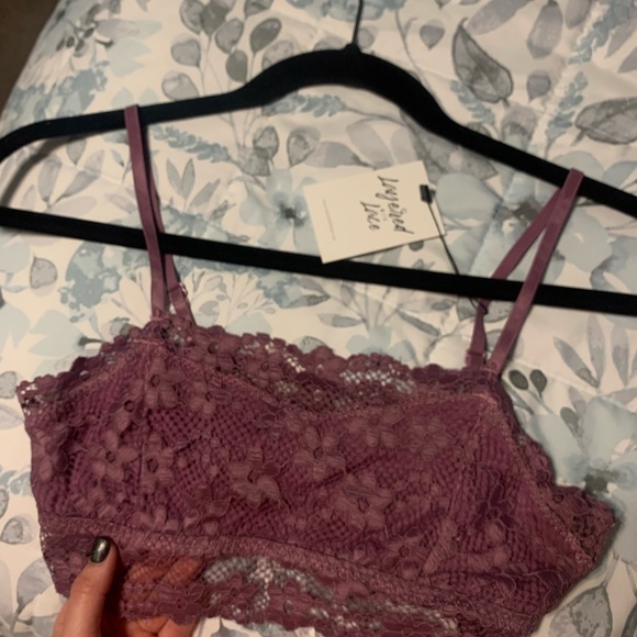 NWT Purple Lace Bralette - Picture 3 of 7